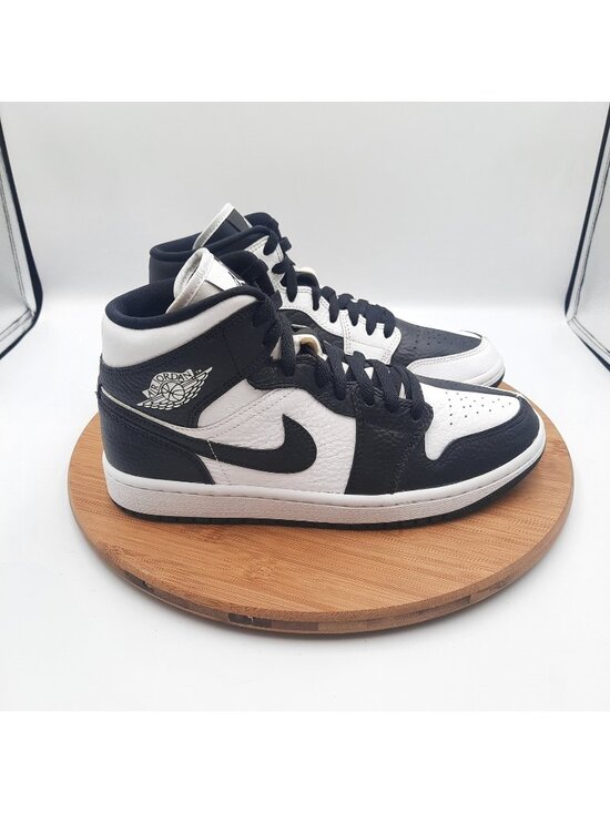 Nike Shoes - Nike Air Jordan 1 Mid SE Split Homage Womens Size 9 Shoes Black White Sneakers